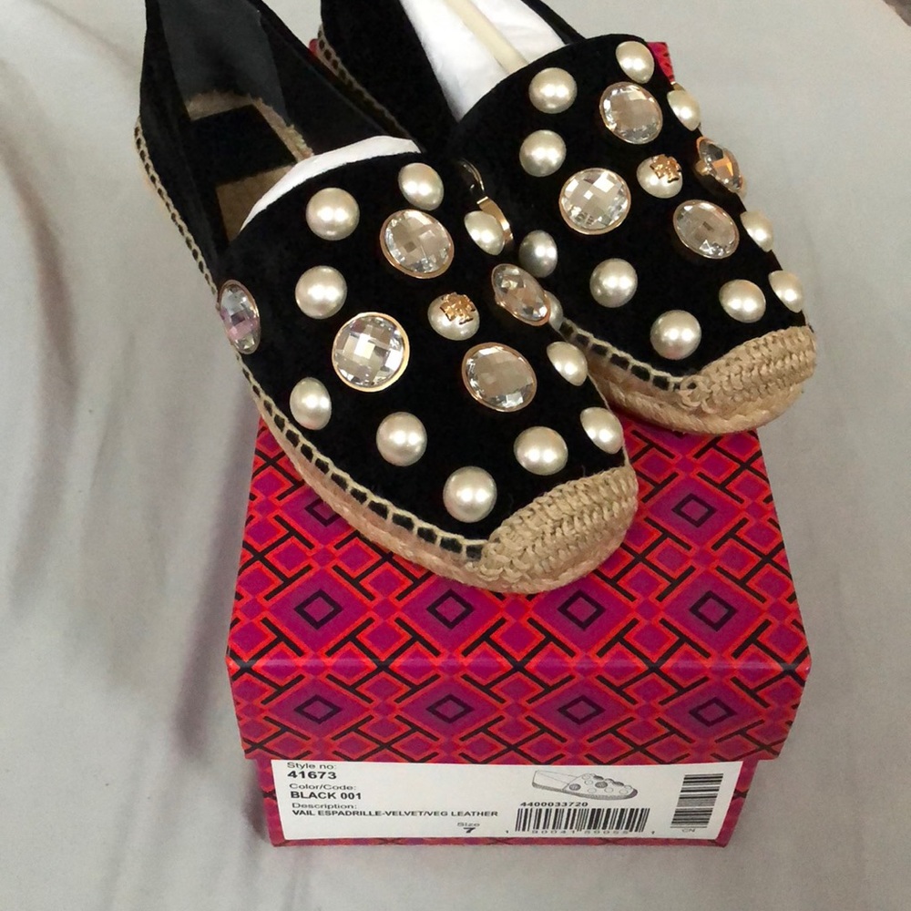 Brand new Tory Burch Pearl Espadrilles 7